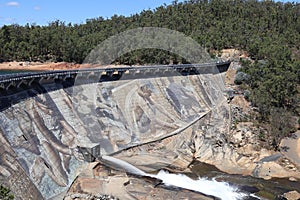 Wellington Dam Collie Western Australia art  mural