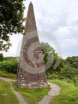 The Wellington Monument, Great Torrington, Devon. Erected to commemmorate Battle of Waterloo in 1815. photo