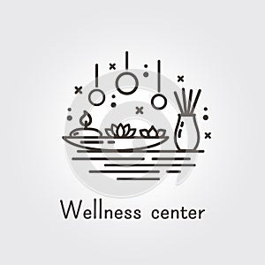 Wellness center - logo template