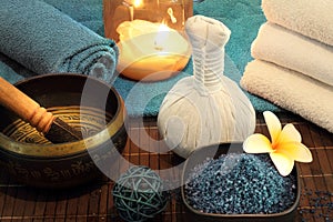 Wellness massage still life
