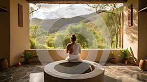 wellness retreats spa treatments meditation retreats generative AI