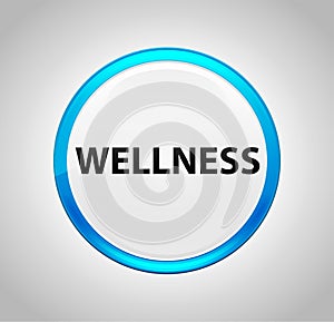 Wellness Round Blue Push Button