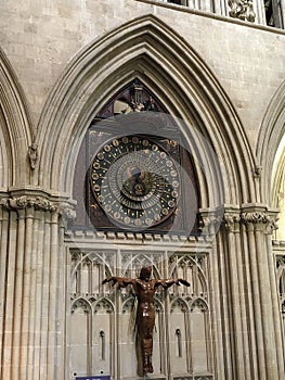 Wells Cathedral Astronomical Clock - Wells Cathedral - England photo