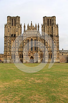 Wells Cathedral - Front Elevation, Wells, Somerset, England