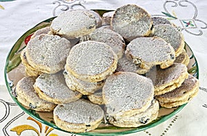 Welsh cakes ready to eat