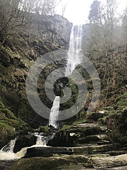 Welsh waterfall