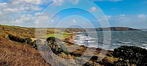 Wembury Beach National Trust Marine Centre   Southhams Devon uk