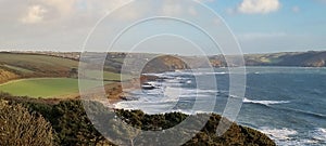 Wembury Beach National Trust Marine Centre   Southhams Devon uk photo