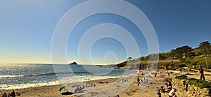 Wembury beach Warm Easter on the Beach