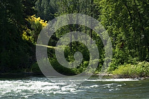 Wenatchee river and Mount Stuart in Leavenworth - 2