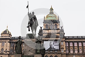 Wenceslas Square in Prague