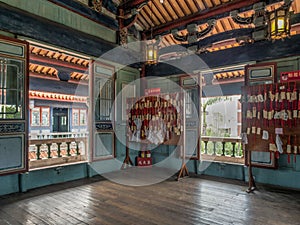 Wenchang Temple  in Chihkan Tower building in Tainan