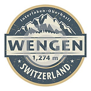 Wengen is a mountain village in the Bernese Oberland of central Switzerland