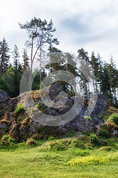 Wental, Felsenmeer in the Swabian Alb, Baden-WÃÂ¼rttemberg, Germany photo