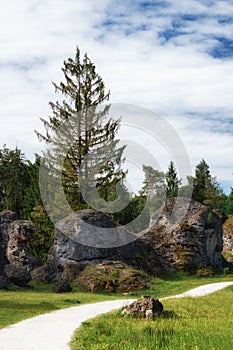 Wental, Felsenmeer in the Swabian Alb, Baden-WÃÂ¼rttemberg, Germany