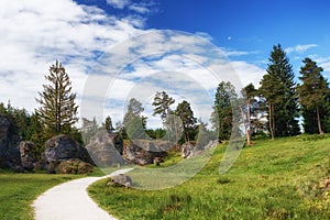 Wental, Felsenmeer in the Swabian Alb, Baden-WÃÂ¼rttemberg, Germany photo