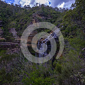 Wentworth Falls in the Blue Mountains, NSW, Australia