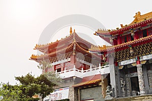 Wenwu Temple Famous Landmark at Sun Moon Lake at Nantou Taiwan