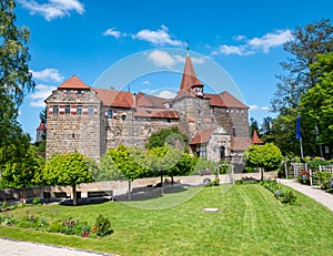 Wenzel Castle on the Pegnitz in Germany