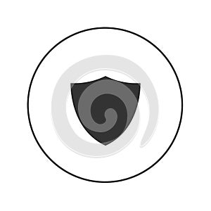 Shield web icon photo