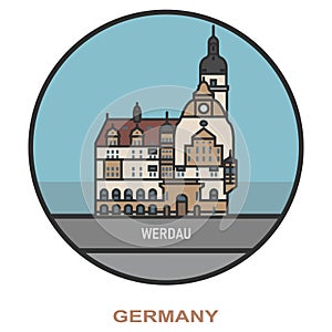 Werdau. Cities and towns in Germany