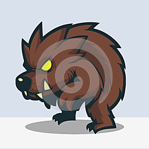 Werewolf cartoon