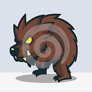 Werewolf cartoon photo