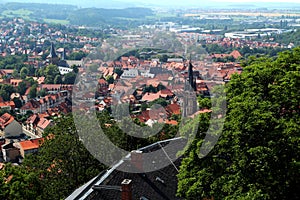 Wernigerode Castle in Harz, Sachsen-Anhalt.