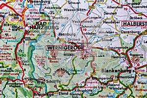 Wernigerode, Germany, on a road m