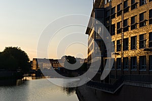 Weser river in Bremen