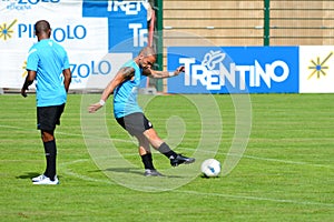 Wesley Sneijder and Samuel Eto'o