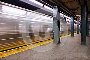 West 4 Subway Station with Subway