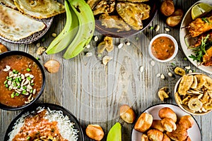 West african food assortment