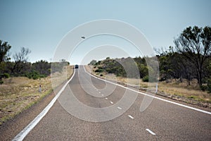 West Australia Desert endless road