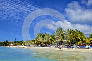 West Bay beach in Honduras