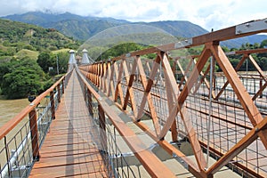 West Bridge in Olaya and Santa Fe de Antioquia, Colombia.