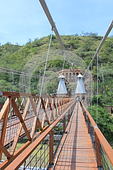 West Bridge in Olaya and Santa Fe de Antioquia, Colombia.