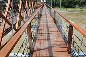 West Bridge in Olaya and Santa Fe de Antioquia, Colombia.