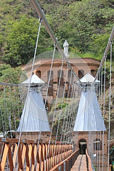 West Bridge in Olaya and Santa Fe de Antioquia, Colombia.