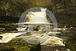 West Burton Falls, Close up. Bishopdale.