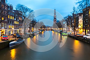 West Church cathedral in Amsterdam