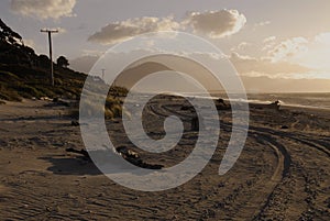 West Coast beach-Haast.