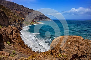 West coast of the Island Santo Antao, Cape Verde, Cabo Verde, Africa photo