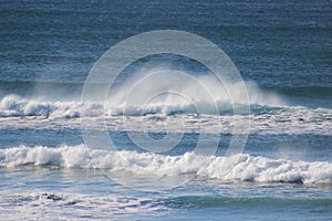 West Coast Oregon Pacific Ocean windy day