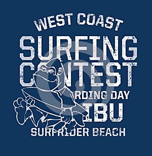 West Coast surfing contest