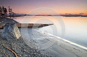 West coast winter sunrise