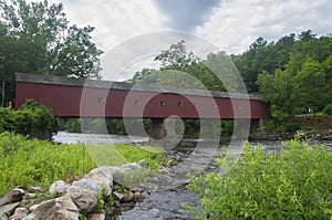 West cornwall covered bridge summer