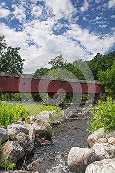 West cornwall covered bridge summer