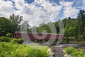 West cornwall covered bridge summer