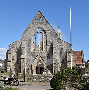 West Door of Royal Garisson Church in Portsmouth England